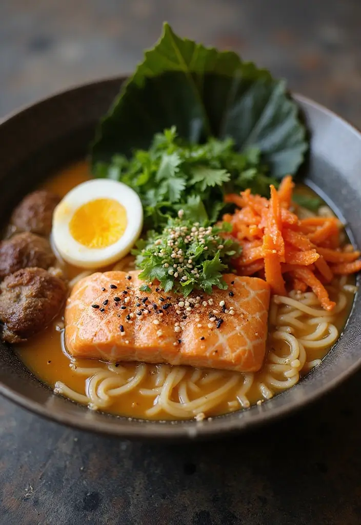 25 Salmon Ramen Recipes That Taste Restaurant-Worthy 90 25 Salmon Ramen Recipes That Taste Restaurant-Worthy - 18. Asian Fusion Salmon Ramen