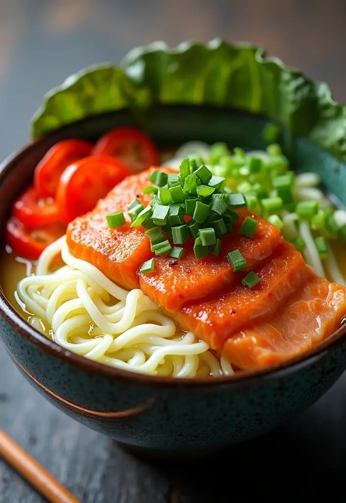 25 Salmon Ramen Recipes That Taste Restaurant-Worthy 97 25 Salmon Ramen Recipes That Taste Restaurant-Worthy - 19. Cabbage and Salmon Ramen