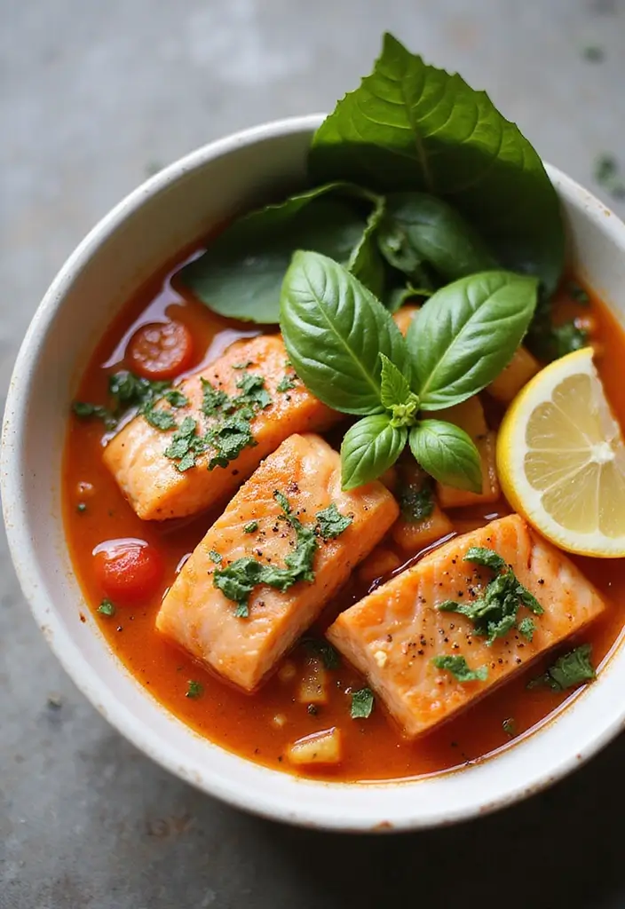 25 Salmon Ramen Recipes That Taste Restaurant-Worthy 104 25 Salmon Ramen Recipes That Taste Restaurant-Worthy - 20. Tomato Basil Salmon Ramen