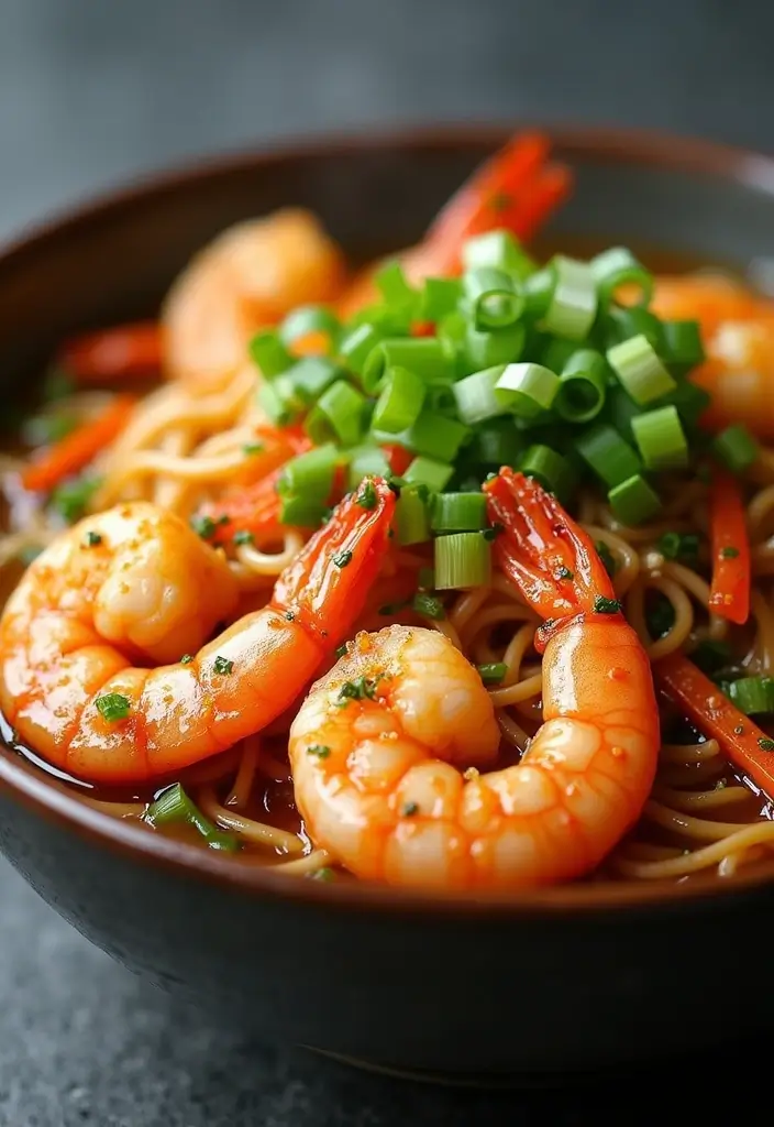 25 Shrimp Ramen Stir Fry Recipes Full of Texture and Taste 1 25 Shrimp Ramen Stir Fry Recipes Full of Texture and Taste - 1. Garlic Shrimp Ramen Stir Fry