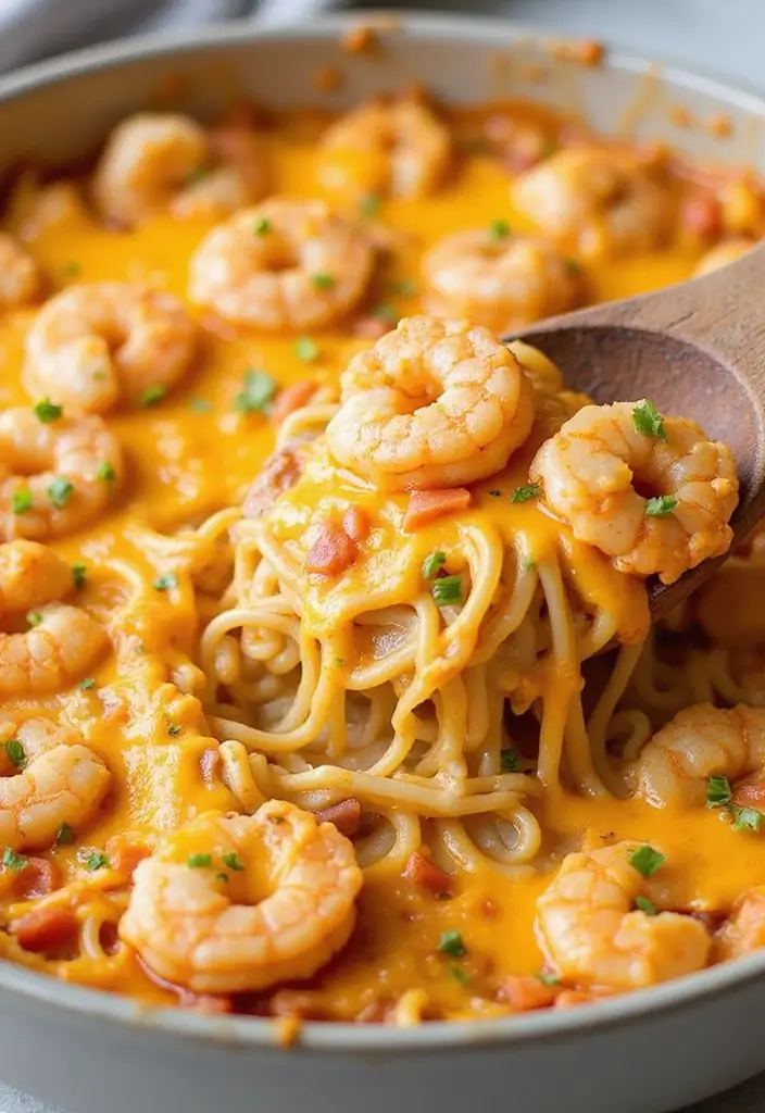 25 Shrimp Ramen Stir Fry Recipes Full of Texture and Taste 60 25 Shrimp Ramen Stir Fry Recipes Full of Texture and Taste - 12. Cheesy Shrimp Ramen Bake
