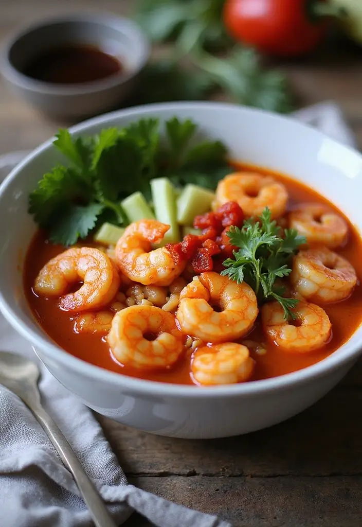 25 Shrimp Ramen Stir Fry Recipes Full of Texture and Taste 71 25 Shrimp Ramen Stir Fry Recipes Full of Texture and Taste - 15. Roasted Red Pepper Shrimp Ramen