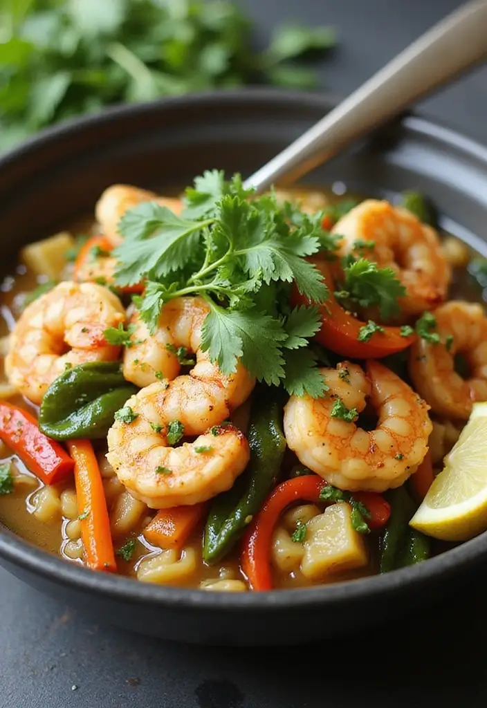 25 Shrimp Ramen Stir Fry Recipes Full of Texture and Taste 114 25 Shrimp Ramen Stir Fry Recipes Full of Texture and Taste - 22. Herb-Infused Shrimp Ramen Stir Fry