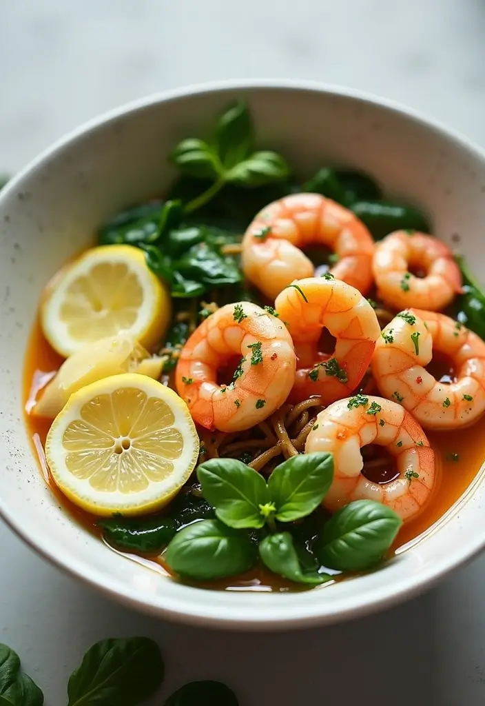25 Shrimp Ramen Stir Fry Recipes Full of Texture and Taste 16 25 Shrimp Ramen Stir Fry Recipes Full of Texture and Taste - 4. Lemon Basil Shrimp Ramen