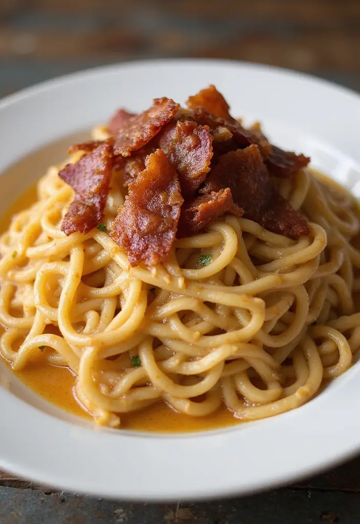 25 Top Ramen Recipes That Are Surprisingly Delicious - 11. Ramen Carbonara