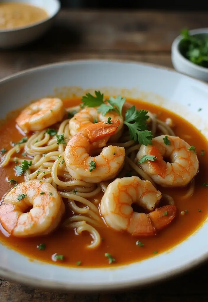 25 Top Ramen Recipes That Are Surprisingly Delicious - 12. Shrimp Scampi Ramen