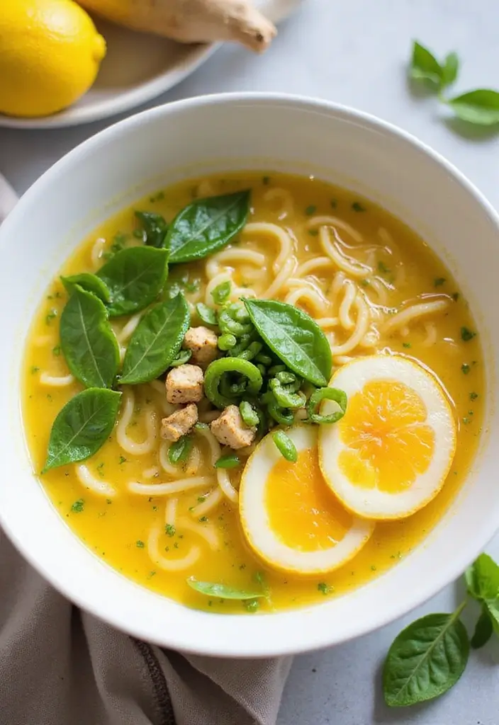 25 Top Ramen Recipes That Are Surprisingly Delicious - 18. Lemon Ginger Ramen