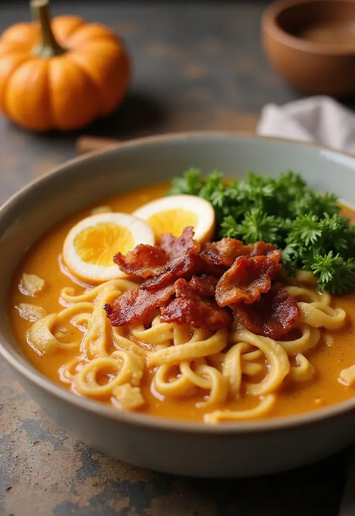 25 Top Ramen Recipes That Are Surprisingly Delicious - 22. Pumpkin Spice Ramen