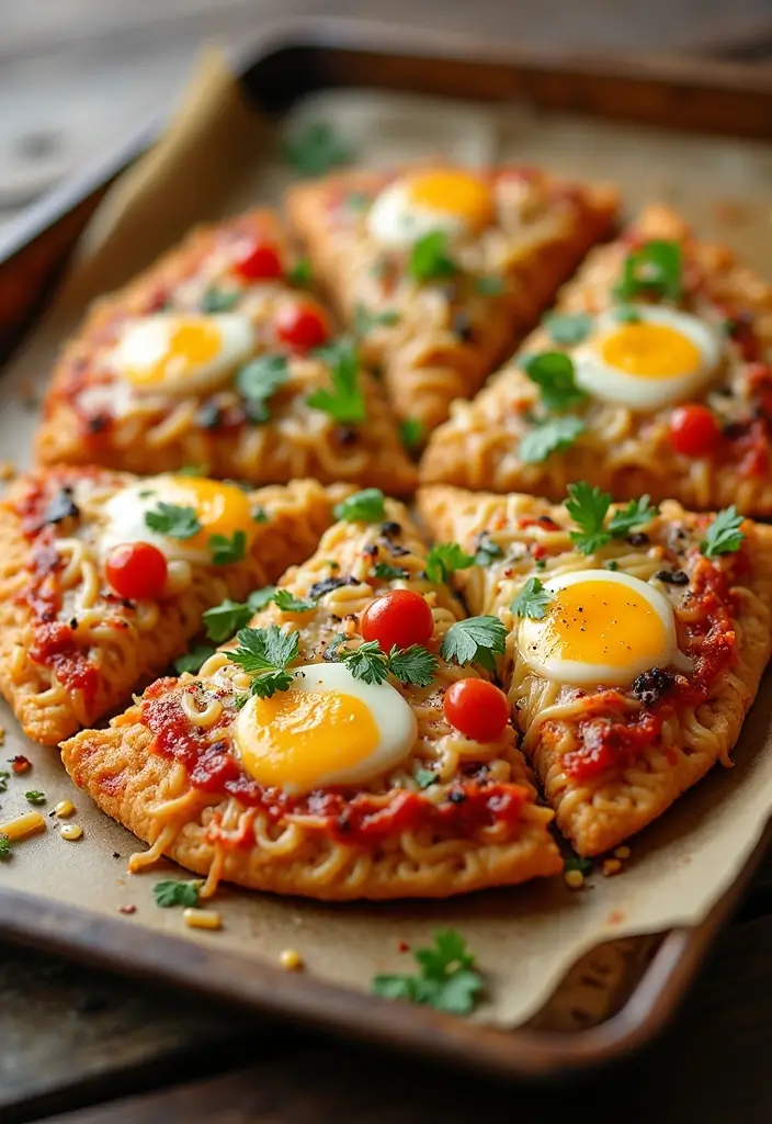 25 Top Ramen Recipes That Are Surprisingly Delicious - 23. Ramen Pizza