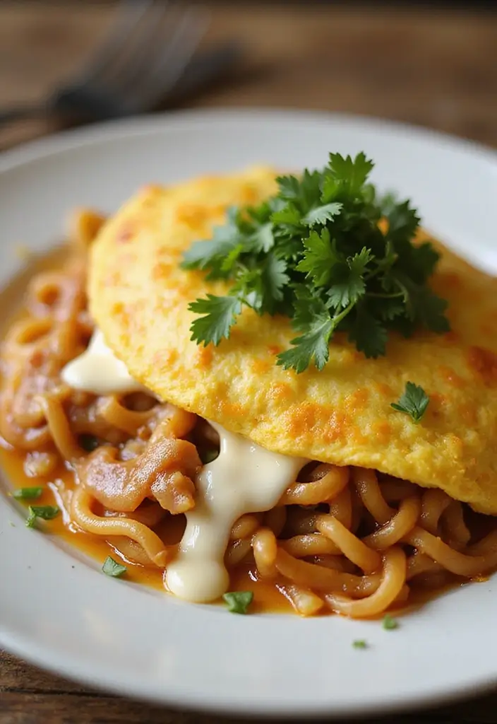 25 Top Ramen Recipes That Are Surprisingly Delicious - 24. Ramen Omelette