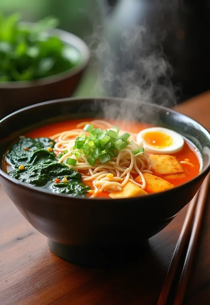 25+ Vegan Tofu Ramen Recipes for a Plant-Based Twist 1 25+ Vegan Tofu Ramen Recipes for a Plant-Based Twist - 1. Spicy Miso Tofu Ramen
