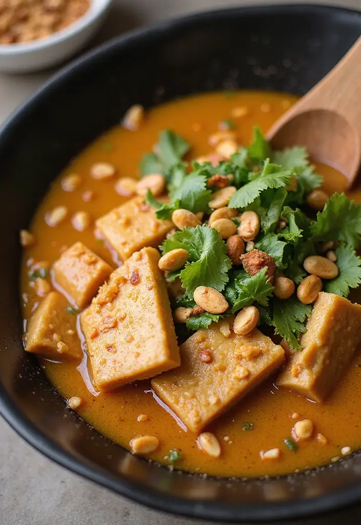 25+ Vegan Tofu Ramen Recipes for a Plant-Based Twist 64 25+ Vegan Tofu Ramen Recipes for a Plant-Based Twist - 12. Asian-inspired Peanut Butter Tofu Ramen