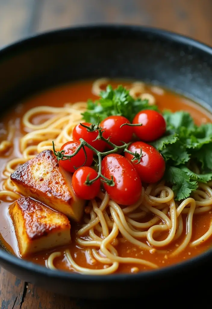 25+ Vegan Tofu Ramen Recipes for a Plant-Based Twist 96 25+ Vegan Tofu Ramen Recipes for a Plant-Based Twist - 18. Balsamic Vinegar Tofu Ramen