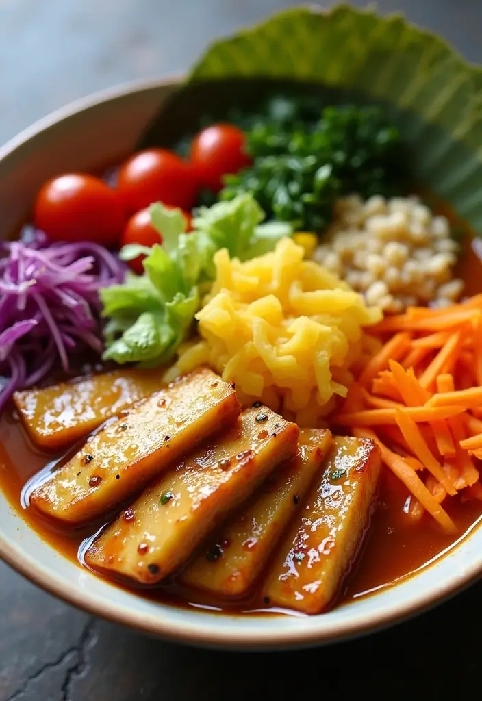 25+ Vegan Tofu Ramen Recipes for a Plant-Based Twist 110 25+ Vegan Tofu Ramen Recipes for a Plant-Based Twist - 20. Teriyaki & Pineapple Tofu Ramen