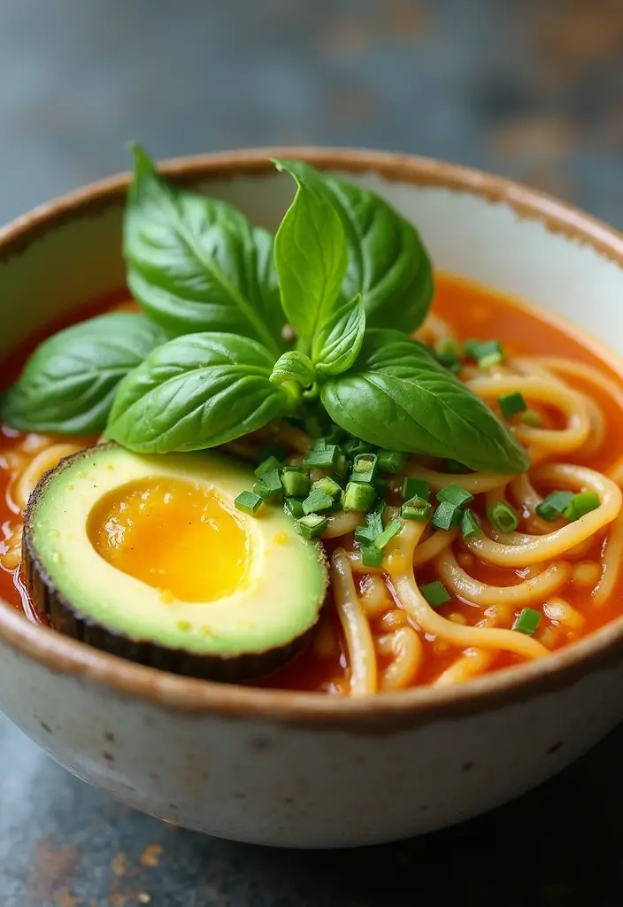 25+ Vegan Tofu Ramen Recipes for a Plant-Based Twist 141 25+ Vegan Tofu Ramen Recipes for a Plant-Based Twist - 25. Avocado Basil Tofu Ramen