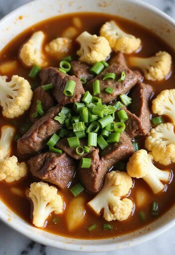 26 Beef Ramen Noodle Recipes for Instant Pot Lovers 63 26 Beef Ramen Noodle Recipes for Instant Pot Lovers - 15. Beef Ramen with Cauliflower