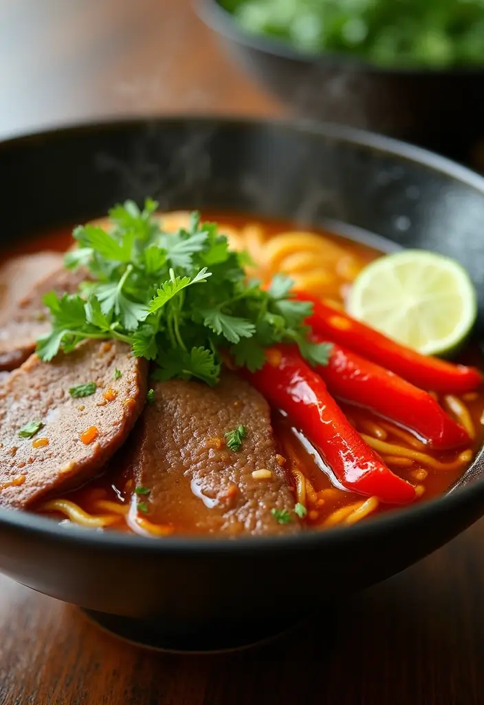 26 Beef Ramen Noodle Recipes for Instant Pot Lovers 4 26 Beef Ramen Noodle Recipes for Instant Pot Lovers - 2. Spicy Beef Ramen