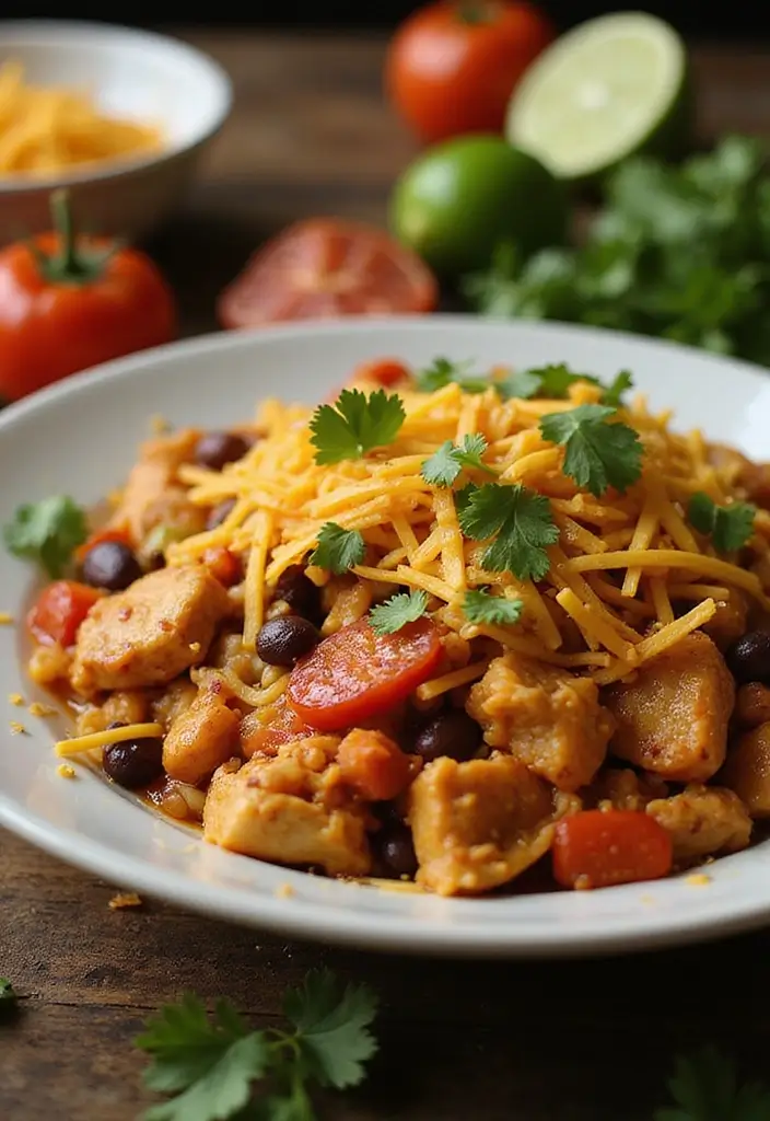 26 Chicken Ramen Noodle Casserole Recipes for Family Dinners 65 26 Chicken Ramen Noodle Casserole Recipes for Family Dinners - 13. Mexican Chicken Ramen Casserole
