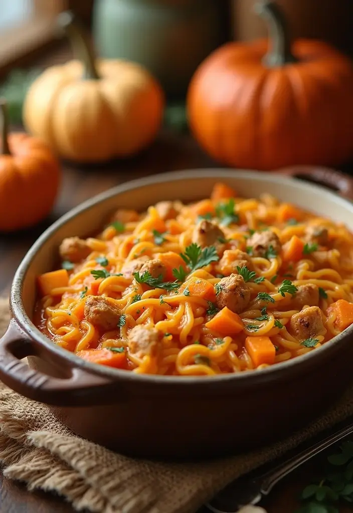 26 Chicken Ramen Noodle Casserole Recipes for Family Dinners 97 26 Chicken Ramen Noodle Casserole Recipes for Family Dinners - 19. Chicken Ramen Casserole with Sweet Potatoes