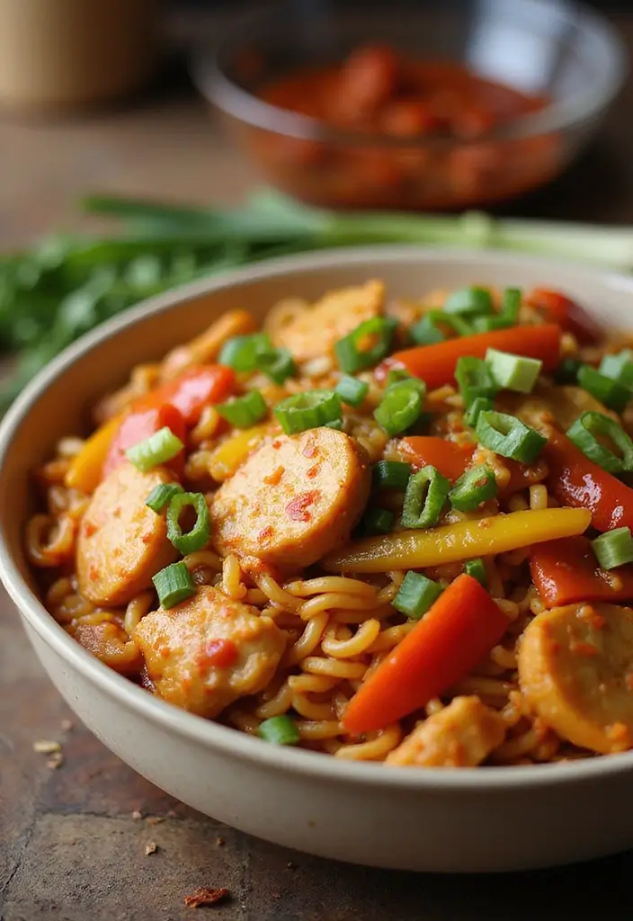 26 Chicken Ramen Noodle Casserole Recipes for Family Dinners 8 26 Chicken Ramen Noodle Casserole Recipes for Family Dinners - 2. Spicy Asian Chicken Ramen Casserole