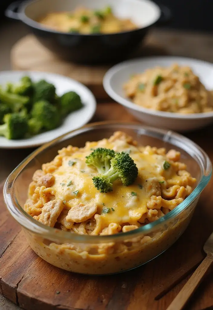 26 Chicken Ramen Noodle Casserole Recipes for Family Dinners 13 26 Chicken Ramen Noodle Casserole Recipes for Family Dinners - 3. Creamy Chicken and Cheese Ramen Casserole