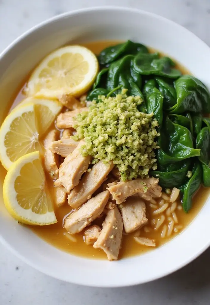 26 Keto Ramen Recipes That Keep It Low-Carb and Delicious 63 26 Keto Ramen Recipes That Keep It Low-Carb and Delicious - 11. Lemon Herb Chicken Ramen