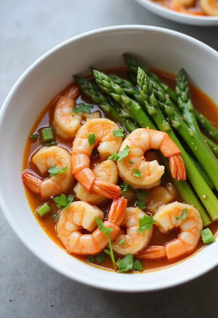26 Keto Ramen Recipes That Keep It Low-Carb and Delicious 78 26 Keto Ramen Recipes That Keep It Low-Carb and Delicious - 14. Shrimp and Asparagus Ramen