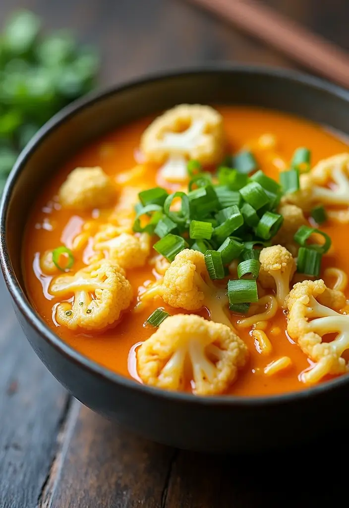 26 Keto Ramen Recipes That Keep It Low-Carb and Delicious 109 26 Keto Ramen Recipes That Keep It Low-Carb and Delicious - 19. Cheesy Cauliflower Ramen