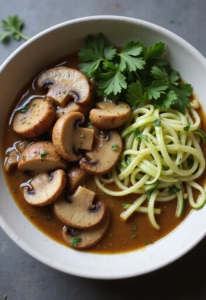 26 Keto Ramen Recipes That Keep It Low-Carb and Delicious 8 26 Keto Ramen Recipes That Keep It Low-Carb and Delicious - 2. Creamy Mushroom Keto Ramen