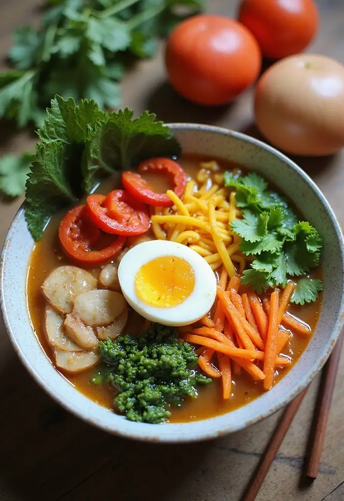 26 Keto Ramen Recipes That Keep It Low-Carb and Delicious 133 26 Keto Ramen Recipes That Keep It Low-Carb and Delicious - 23. Chunky Vegetable Ramen