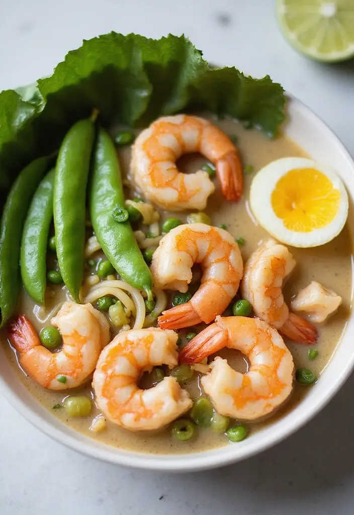 26 Keto Ramen Recipes That Keep It Low-Carb and Delicious 154 26 Keto Ramen Recipes That Keep It Low-Carb and Delicious - 26. Coconut Lime Shrimp Ramen
