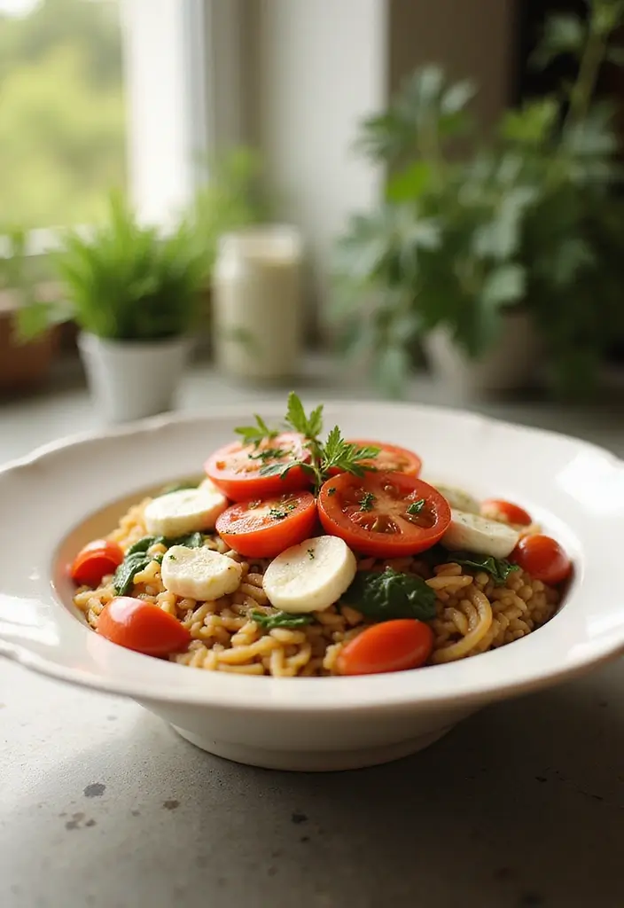 26 Rice Ramen Noodles Recipes for Light but Satisfying Meals 47 26 Rice Ramen Noodles Recipes for Light but Satisfying Meals - 11. Caprese Rice Ramen