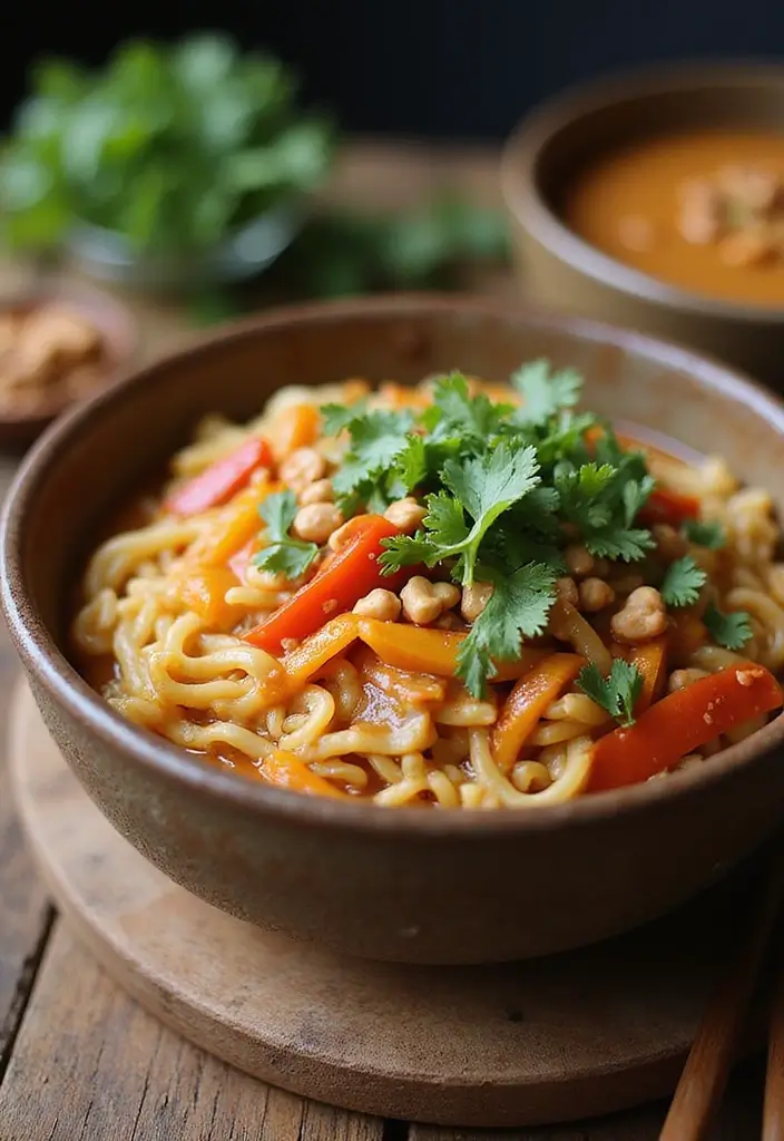 26 Rice Ramen Noodles Recipes for Light but Satisfying Meals 10 26 Rice Ramen Noodles Recipes for Light but Satisfying Meals - 4. Thai Peanut Rice Ramen