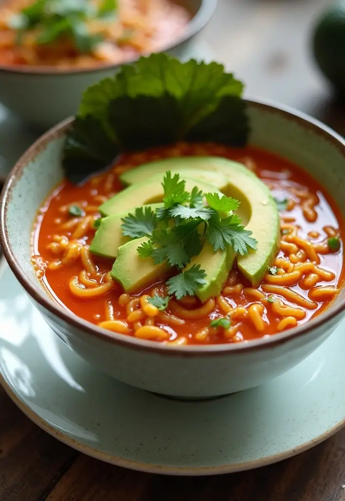 26 Spicy Ramen Recipes That Are Easy and Irresistible 52 26 Spicy Ramen Recipes That Are Easy and Irresistible - 10. Spicy Avocado Ramen