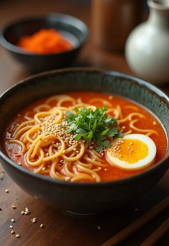 26 Spicy Ramen Recipes That Are Easy and Irresistible 105 26 Spicy Ramen Recipes That Are Easy and Irresistible - 21. Spicy Ginger Sesame Ramen