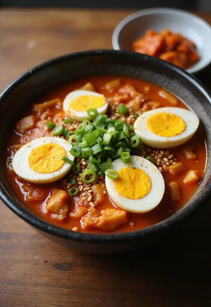 26 Spicy Ramen Recipes That Are Easy and Irresistible 11 26 Spicy Ramen Recipes That Are Easy and Irresistible - 3. Spicy Kimchi Ramen