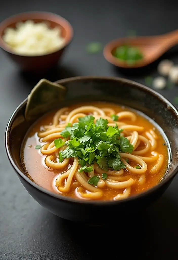 27 Cozy Vegan Winter Ramen Recipes to Keep You Warm and Full 64 27 Cozy Vegan Winter Ramen Recipes to Keep You Warm and Full - 12. Garlic & Leek Ramen