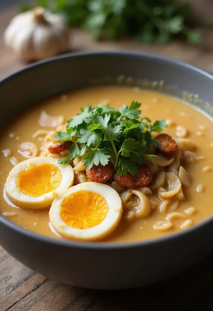 27 Cozy Vegan Winter Ramen Recipes to Keep You Warm and Full 72 27 Cozy Vegan Winter Ramen Recipes to Keep You Warm and Full - 14. Roasted Garlic Ramen