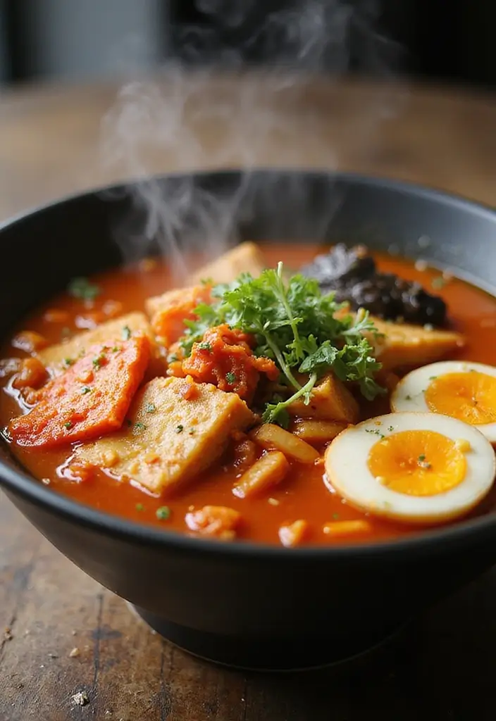 27 Cozy Vegan Winter Ramen Recipes to Keep You Warm and Full 86 27 Cozy Vegan Winter Ramen Recipes to Keep You Warm and Full - 16. Kimchi & Tofu Ramen