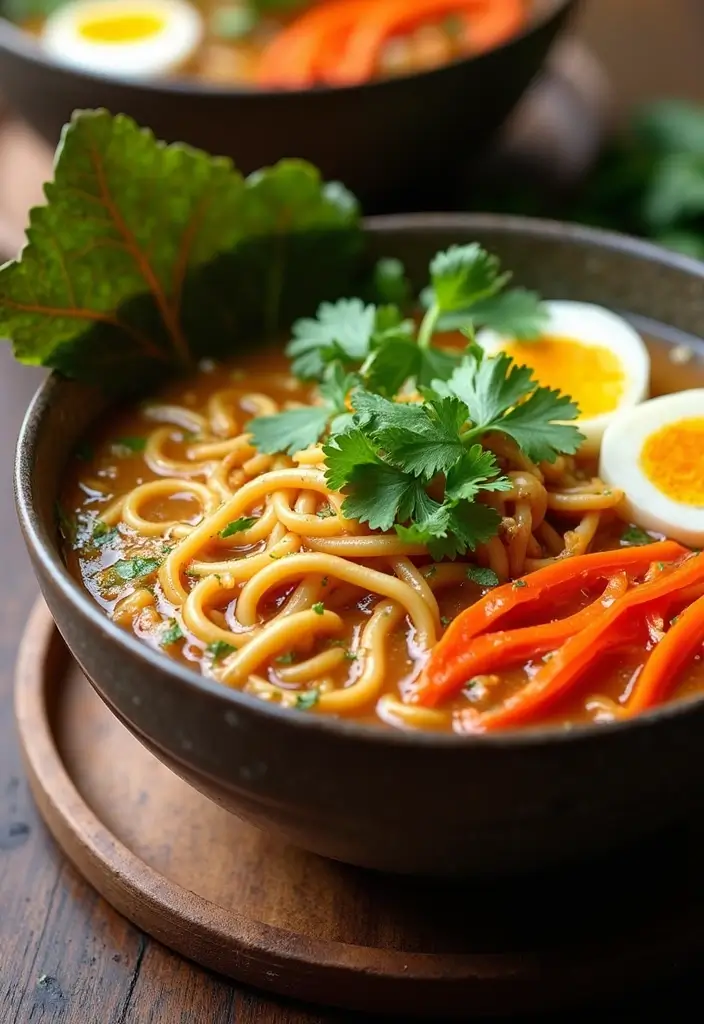 27 Cozy Vegan Winter Ramen Recipes to Keep You Warm and Full 35 27 Cozy Vegan Winter Ramen Recipes to Keep You Warm and Full - 7. Thai Peanut Ramen