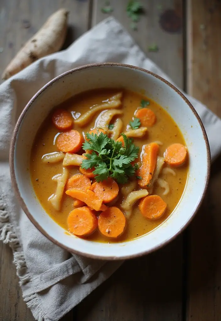 27 Creamy Ramen Noodle Recipes with Coconut Milk 60 27 Creamy Ramen Noodle Recipes with Coconut Milk - 12. Coconut Carrot Ginger Ramen