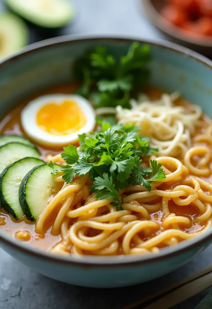 27 Creamy Ramen Noodle Recipes with Coconut Milk 80 27 Creamy Ramen Noodle Recipes with Coconut Milk - 16. Coconut Zucchini Ramen