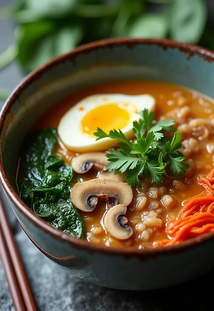 27 Creamy Ramen Noodle Recipes with Coconut Milk 132 27 Creamy Ramen Noodle Recipes with Coconut Milk - 26. Coconut Spinach and Mushroom Ramen