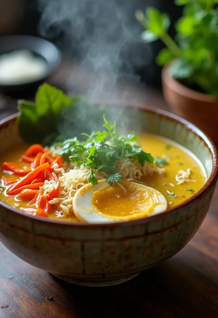 27 Creamy Ramen Noodle Recipes with Coconut Milk 35 27 Creamy Ramen Noodle Recipes with Coconut Milk - 7. Coconut Green Curry Ramen