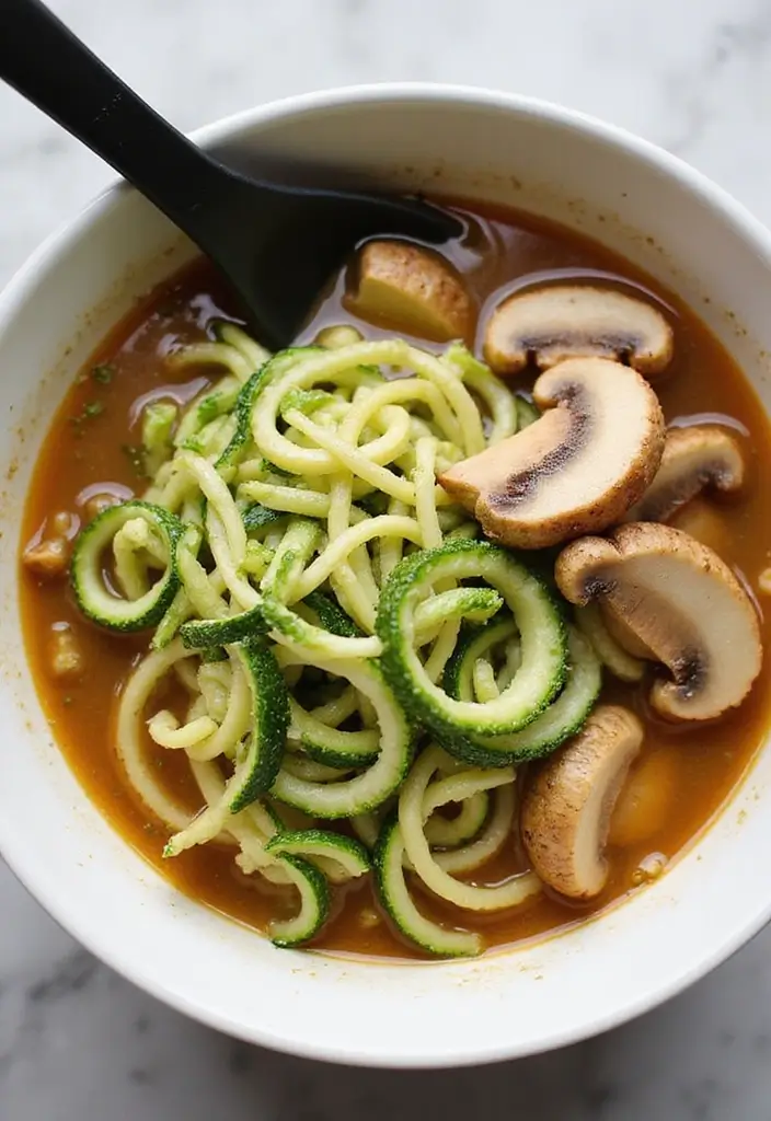 27 Easy Ramen Soup Recipes You Can Make in Minutes 136 27 Easy Ramen Soup Recipes You Can Make in Minutes - 26. Ramen with Zucchini Noodles
