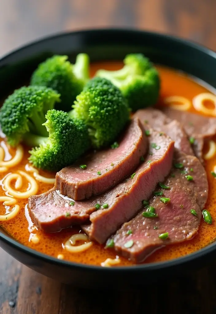 27 Easy Ramen Soup Recipes You Can Make in Minutes 51 27 Easy Ramen Soup Recipes You Can Make in Minutes - 9. Beef and Broccoli Ramen
