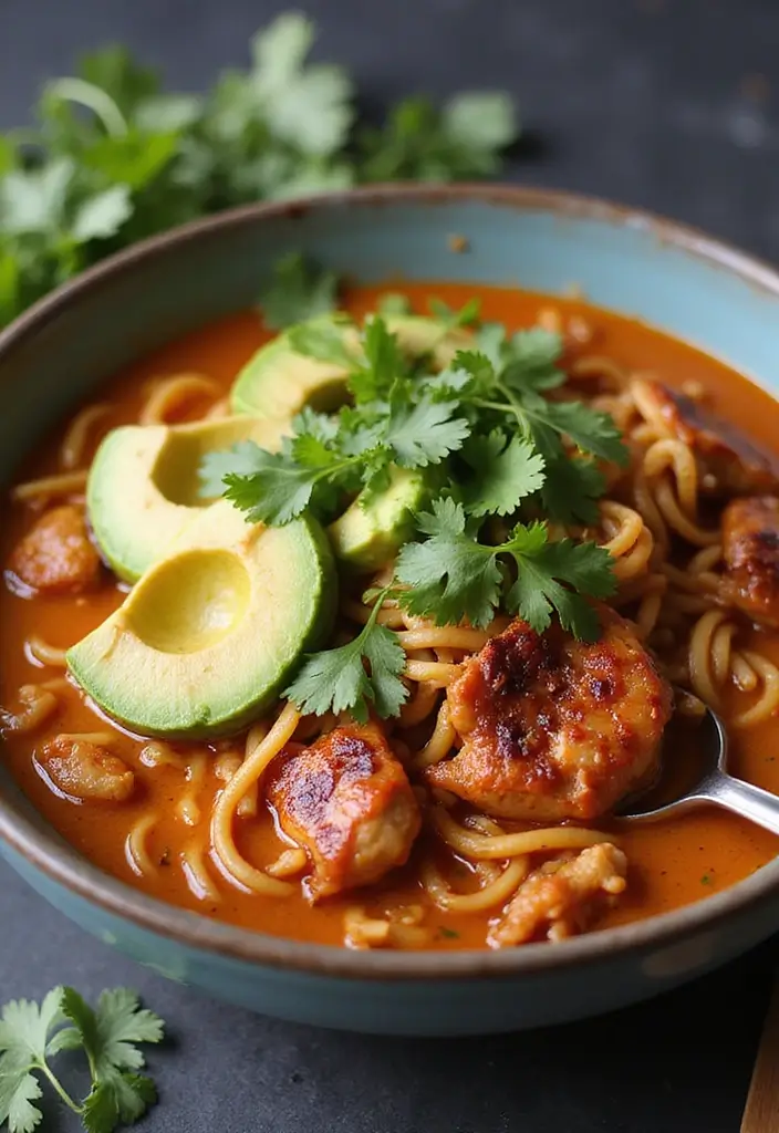 27 Korean Chicken Ramen Recipes Full of Bold Flavor 45 27 Korean Chicken Ramen Recipes Full of Bold Flavor - 11. Smoky Chipotle Chicken Ramen