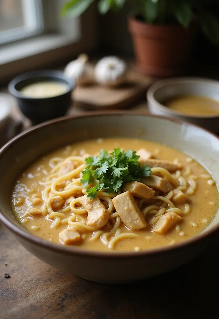 27 Korean Chicken Ramen Recipes Full of Bold Flavor 58 27 Korean Chicken Ramen Recipes Full of Bold Flavor - 14. Garlic Butter Chicken Ramen