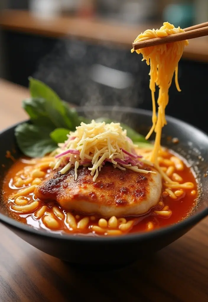 27 Korean Chicken Ramen Recipes Full of Bold Flavor 63 27 Korean Chicken Ramen Recipes Full of Bold Flavor - 15. BBQ Chicken Ramen