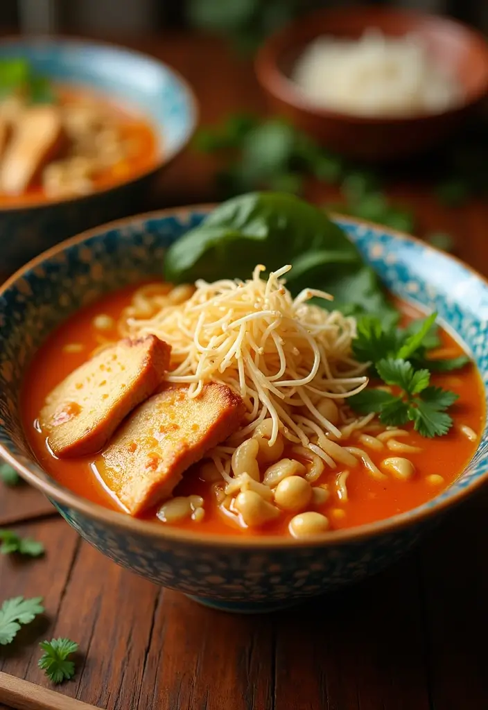 27 Korean Chicken Ramen Recipes Full of Bold Flavor 22 27 Korean Chicken Ramen Recipes Full of Bold Flavor - 6. Chili Peanut Chicken Ramen
